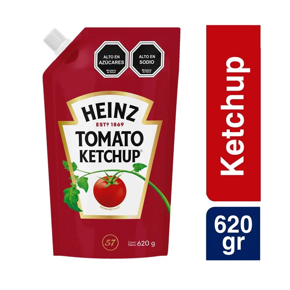 KETCHUP HEINZ DOY PACK 900 G.