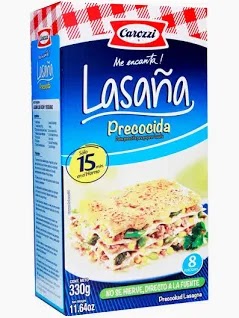 LASAÑA PRECOCIDA 330 G.