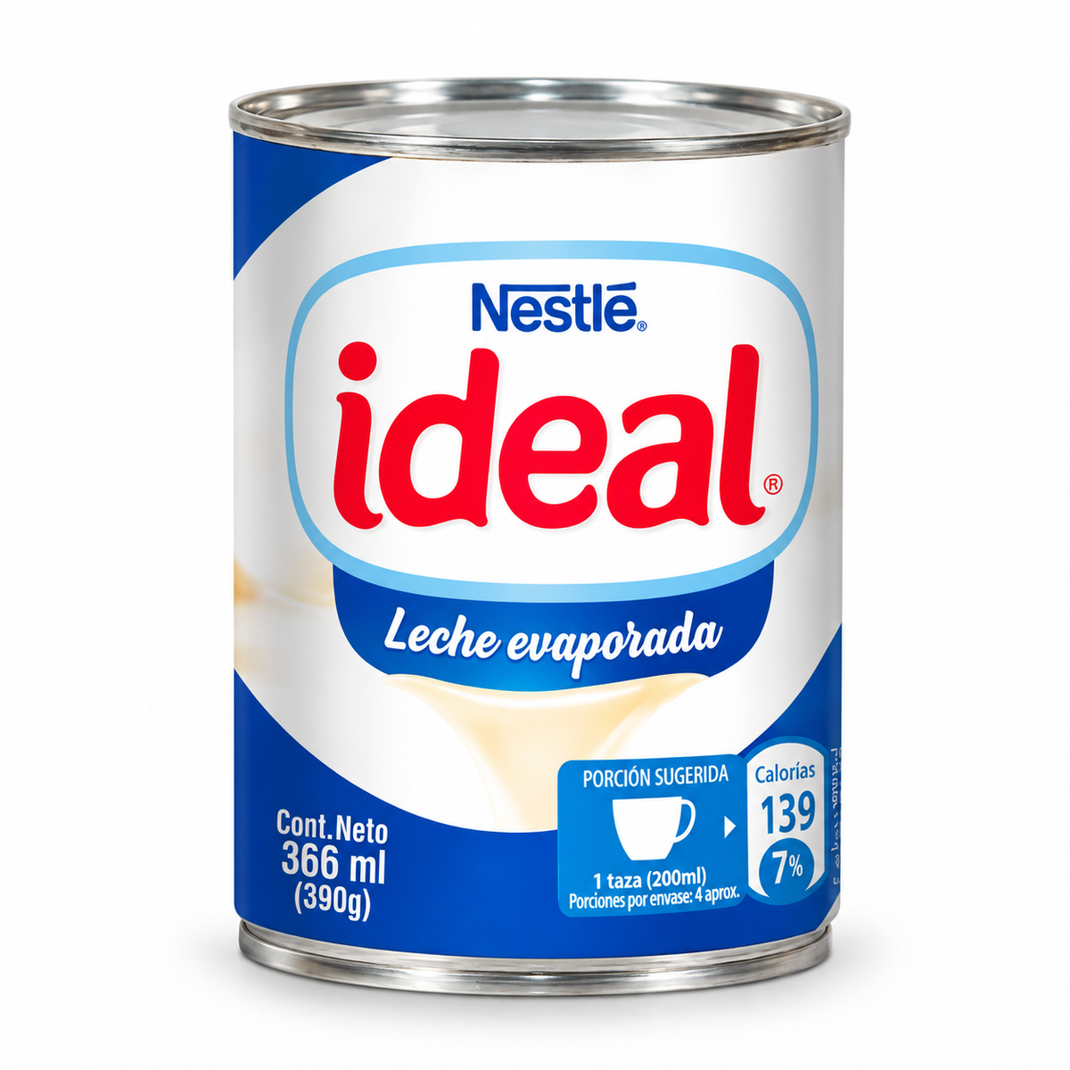 LECHE EVAP IDEAL NESTLE 390 ML
