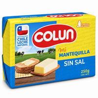 MANTEQUILLA PAN 1/4 SIN SAL COLUN