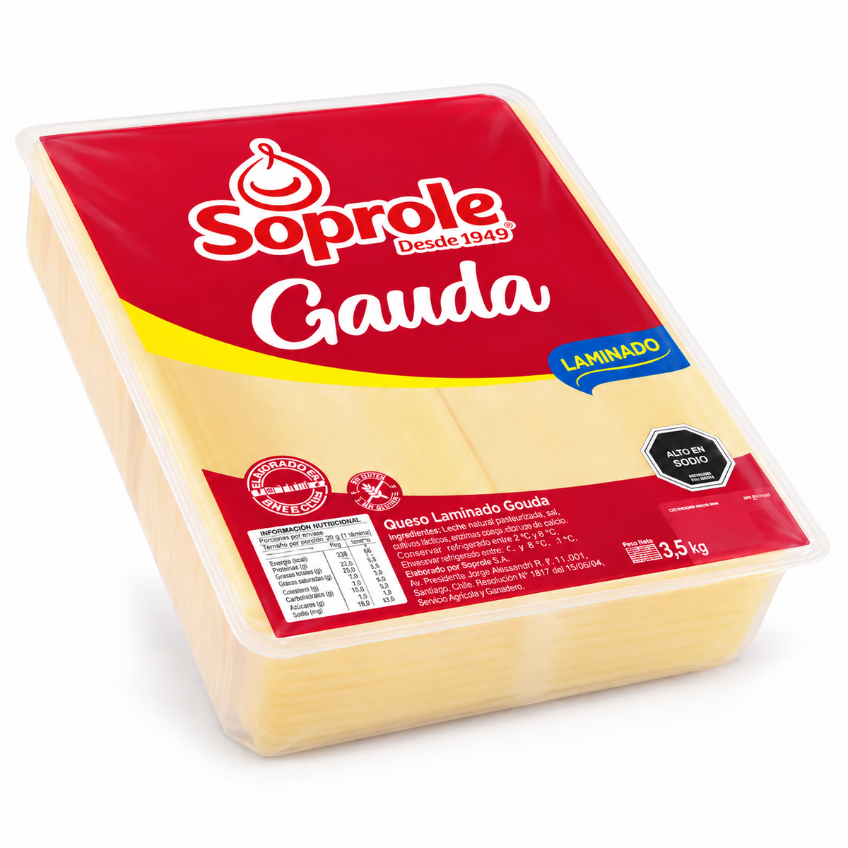 QUESO LAMINADO SOPROLE