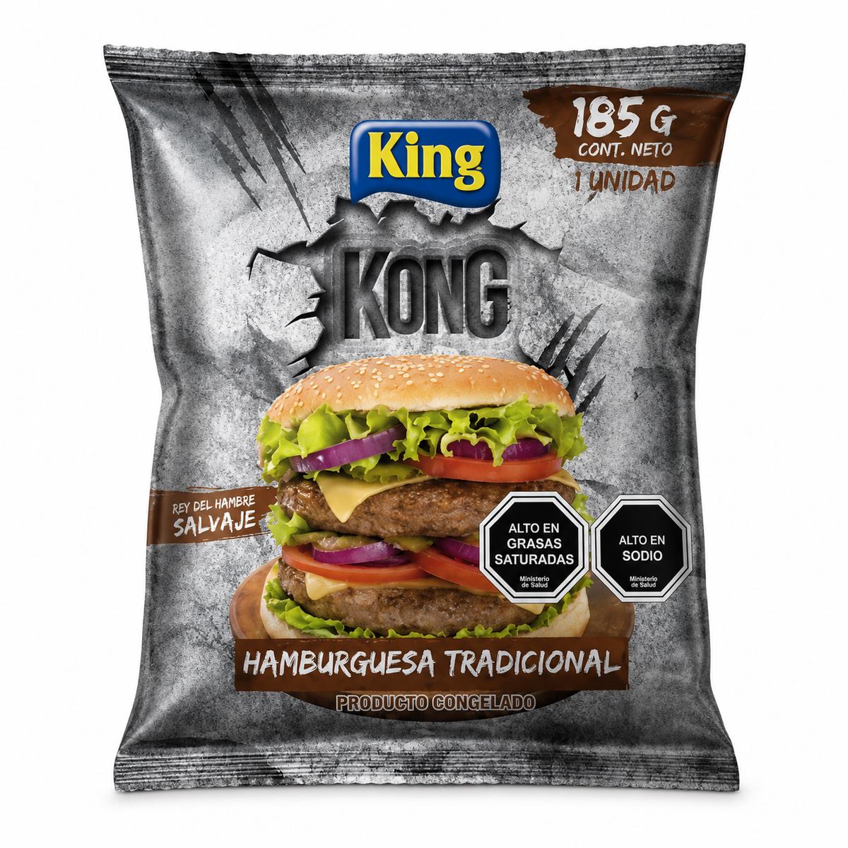 HAMBURGUESA KING KONG 185 GR.