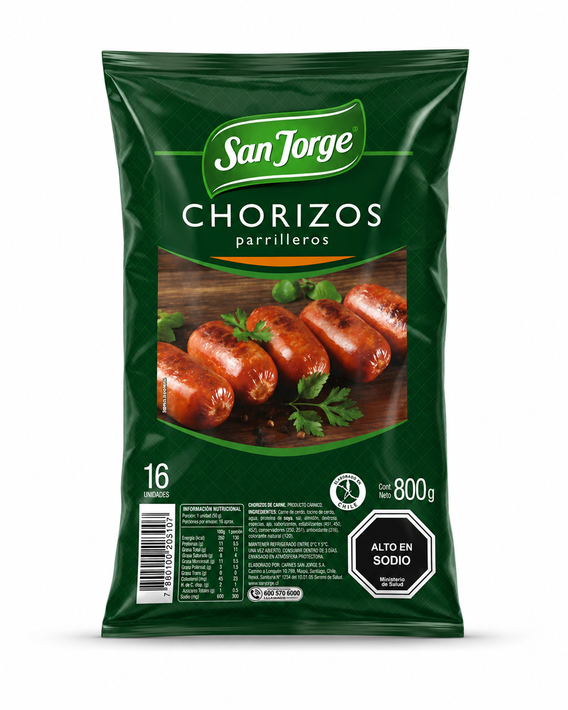 CHORIZO Y LONGANIZA SAN JORGE 800 GR