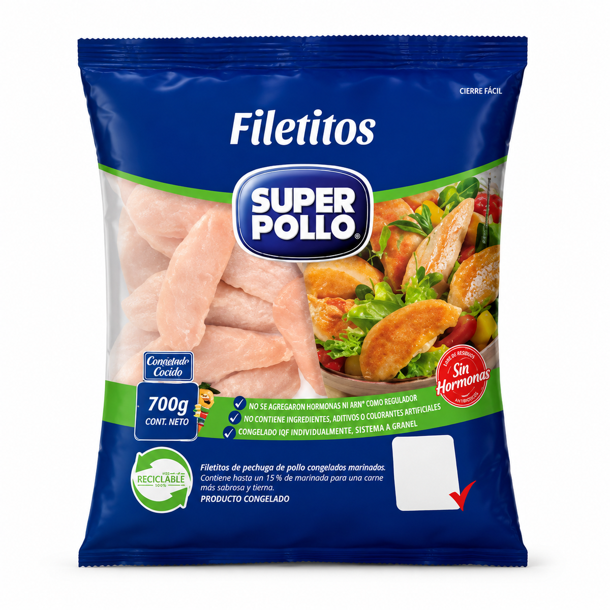 FILETE SUPER POLLO BOLSA 700 GR