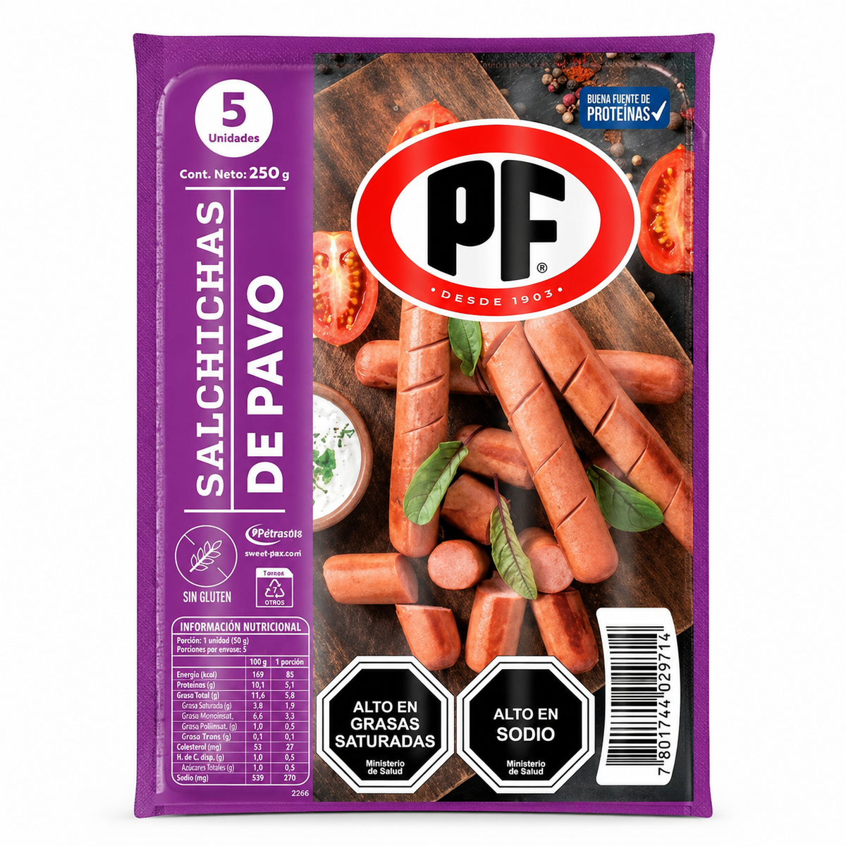 VIENESA PAVO-POLLO 5 UN PF
