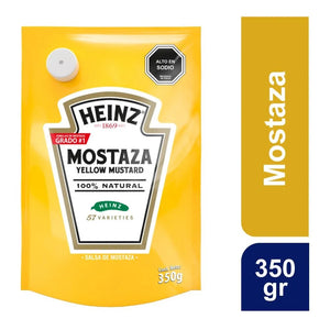 MOSTAZA HEINZ DOY PACK 350 GR.