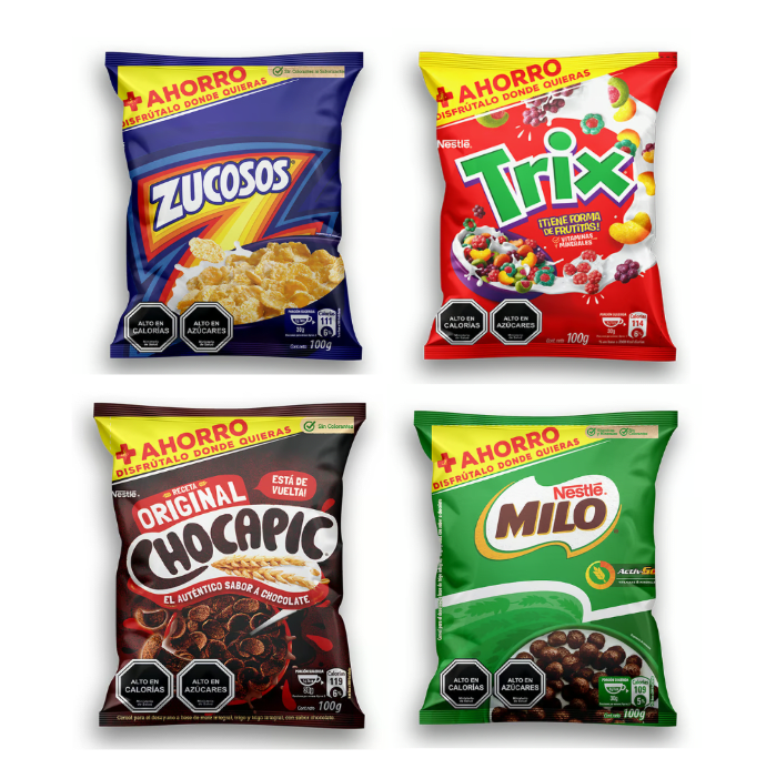 CHOCAPIC Y TRIX NESTLE BOLSA 100 GR