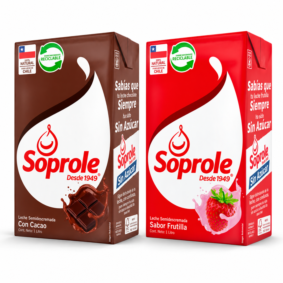 LECHE DE CHOC. Y FRUT. LT SOPROLE