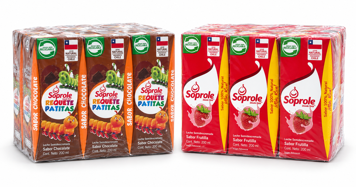 LECHE SABOR SOPROLE 200 6 UN.
