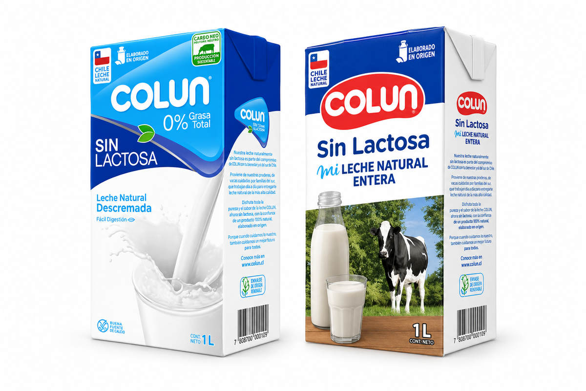 LECHE S/ LACT. DESCREMADA 1L COLUN