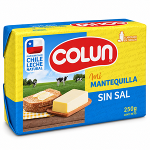 MANTEQUILLA PAN 1/4 SIN SAL COLUN