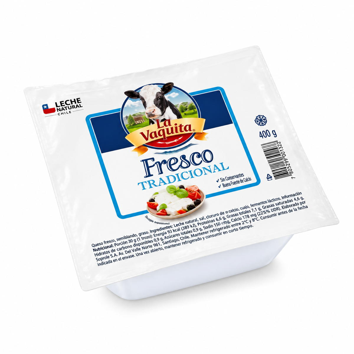 FRESCO VAQUITA PAQUETE 400GR
