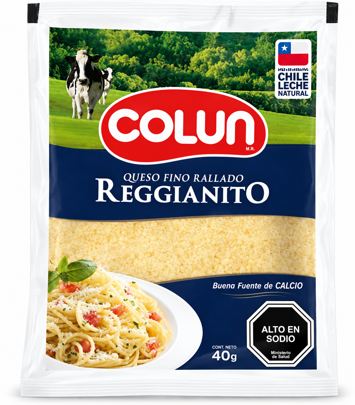 QUESO RAYADO SOBRE 40 GR COLUN
