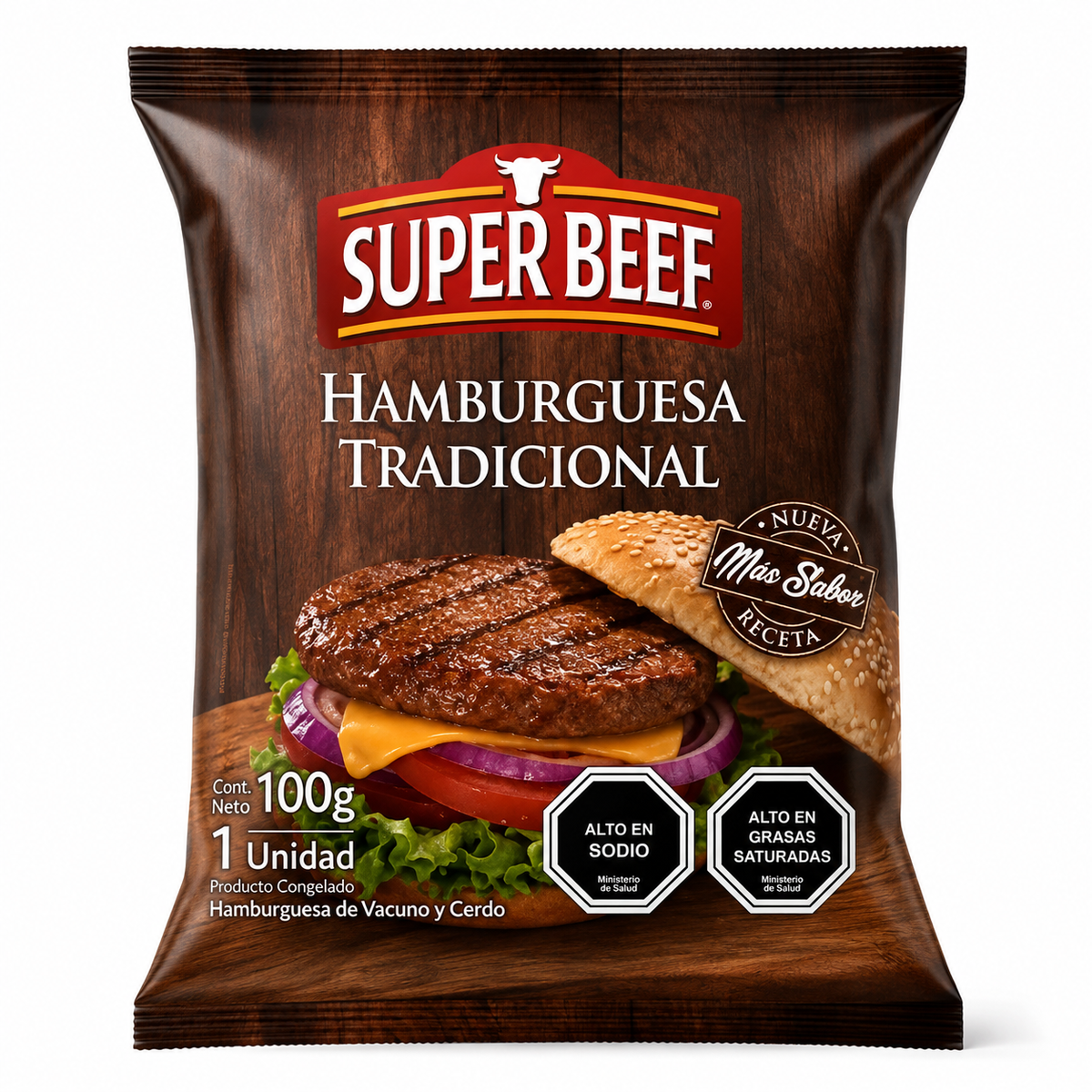HAMBURGUESA SUPER BEEF 100 GR