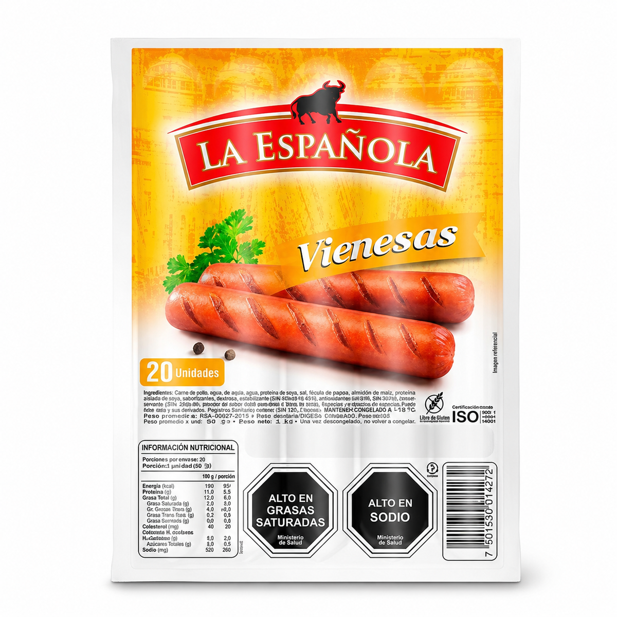 VIENESA LA ESPAÑOLA 20 UN