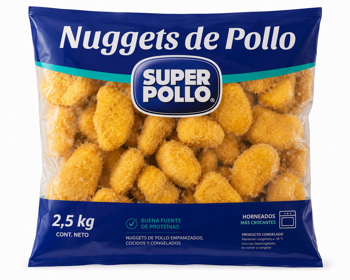 NUGGETS BOLSA 2,5 K