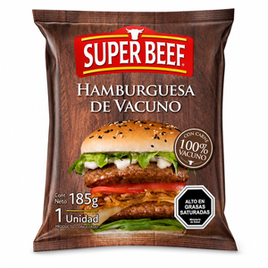 HAMB. SUPER BEEF 185 GR