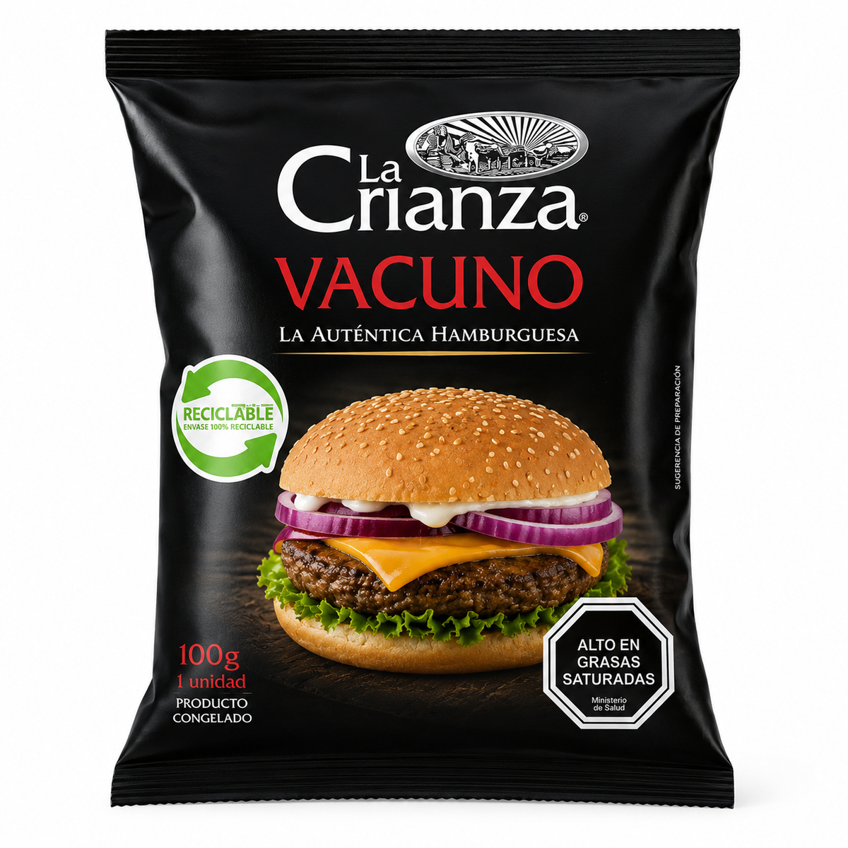 HAMBURGUEZA LA CRIANZA 100 GR.