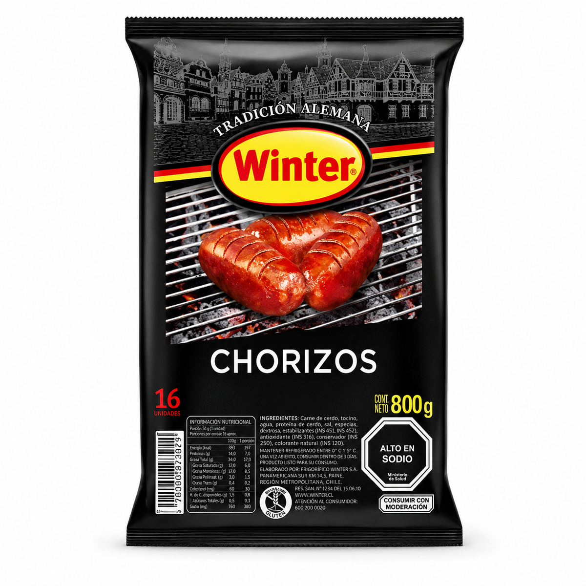 CHORIZO WINTER 800 GR